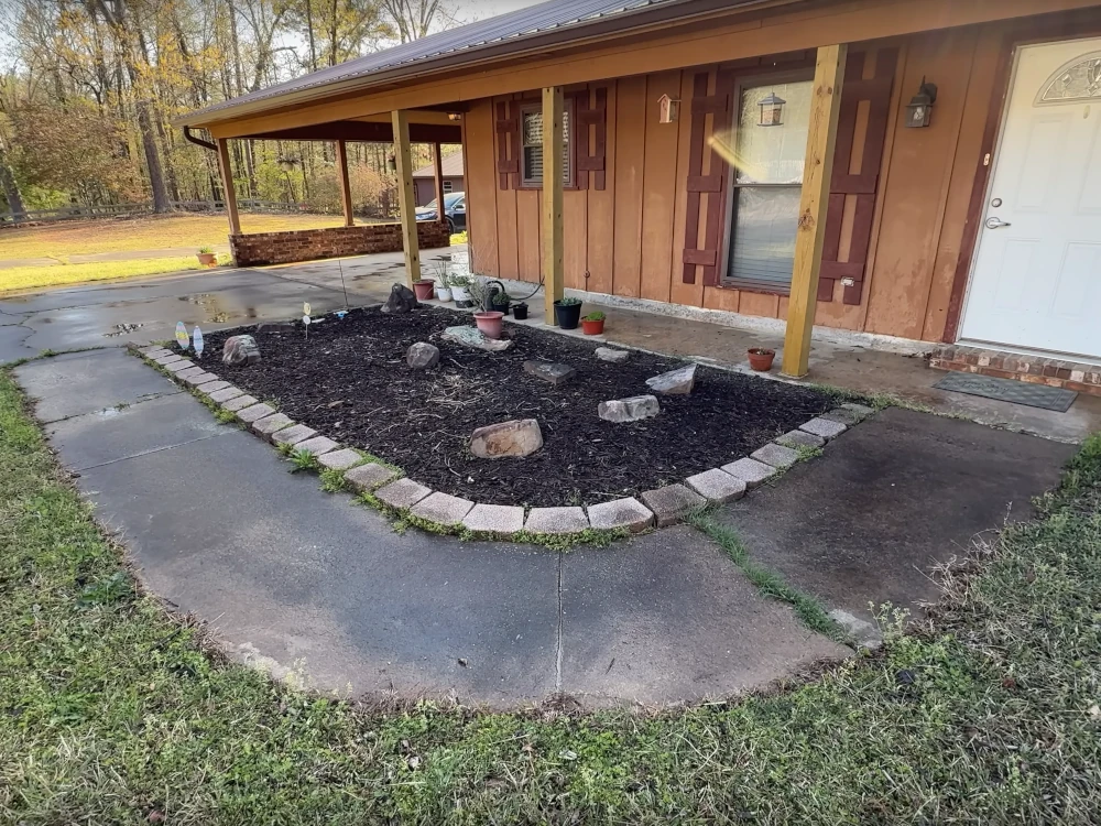 Before pressure washing